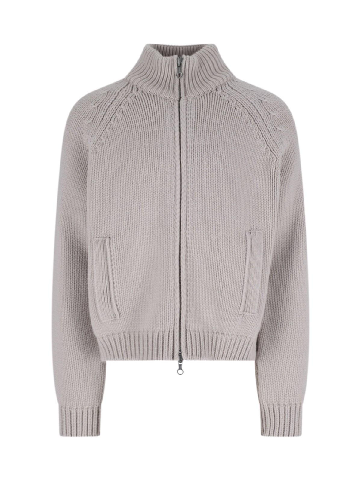 Our Legacy Raglan-sleeve Zip-up Cardigan In Gray