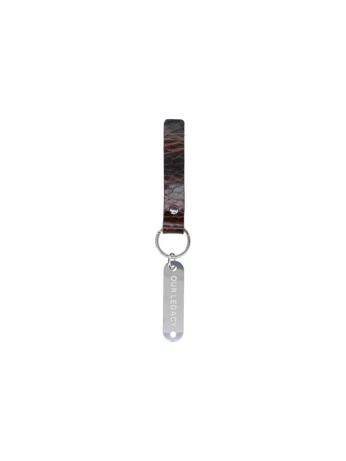 Our Legacy "ring" Keyring In Metallic
