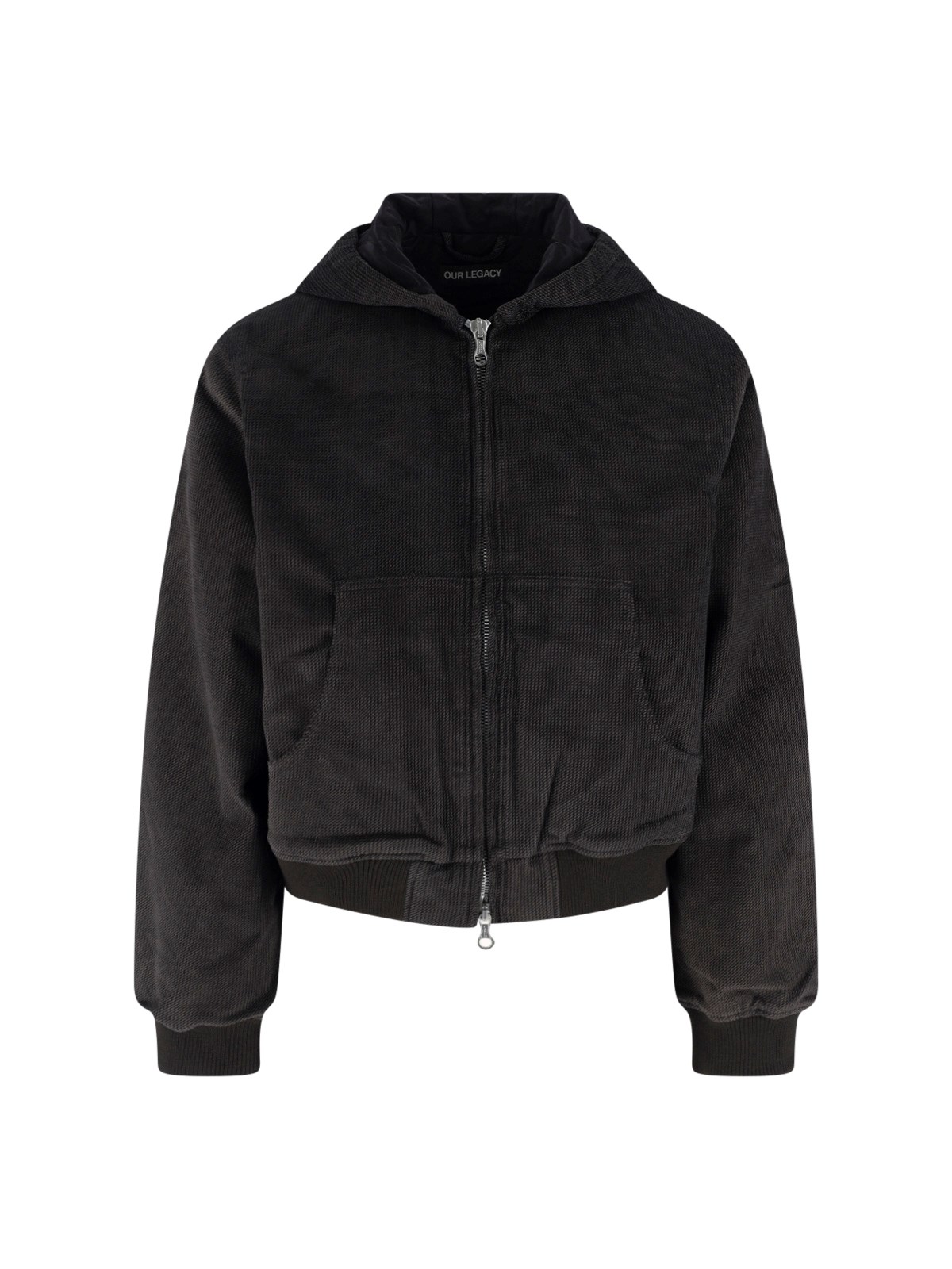 Our Legacy Men's Brown Hooded Jacket "Bank"
