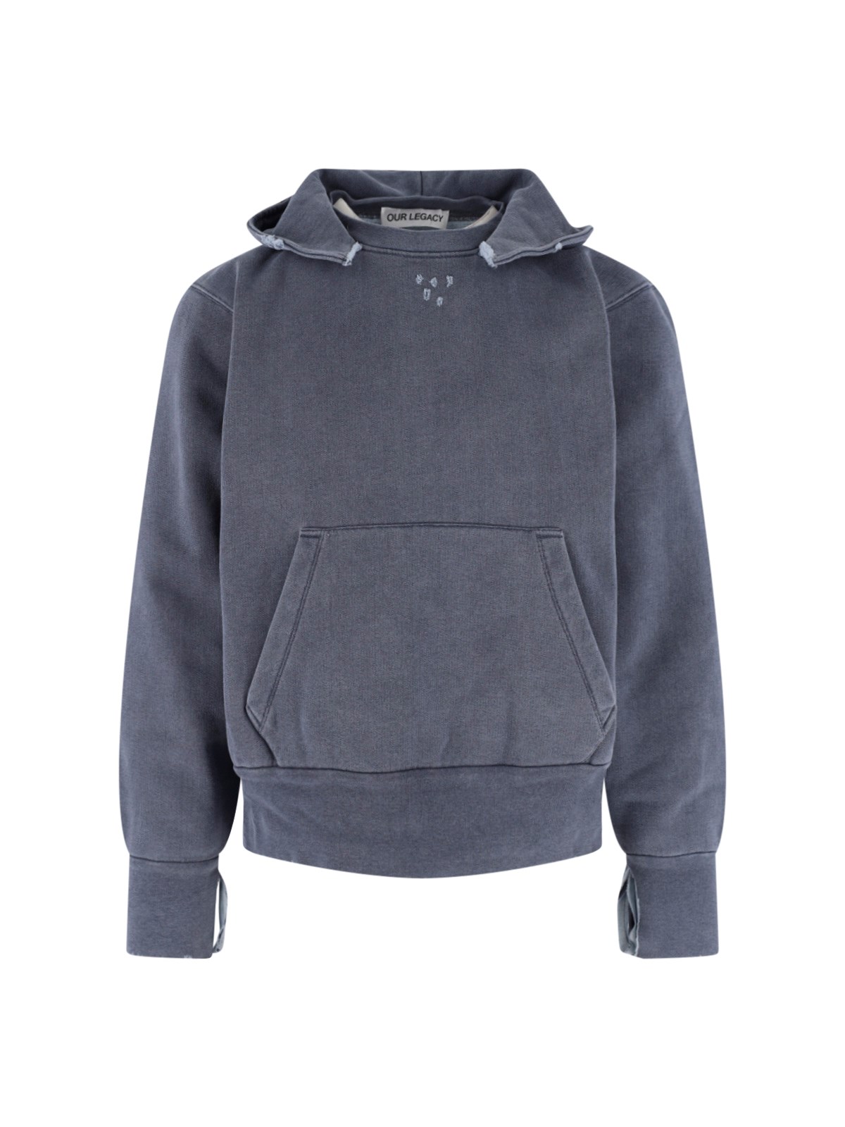Our Legacy Men's Blue Hoodie "Relic"