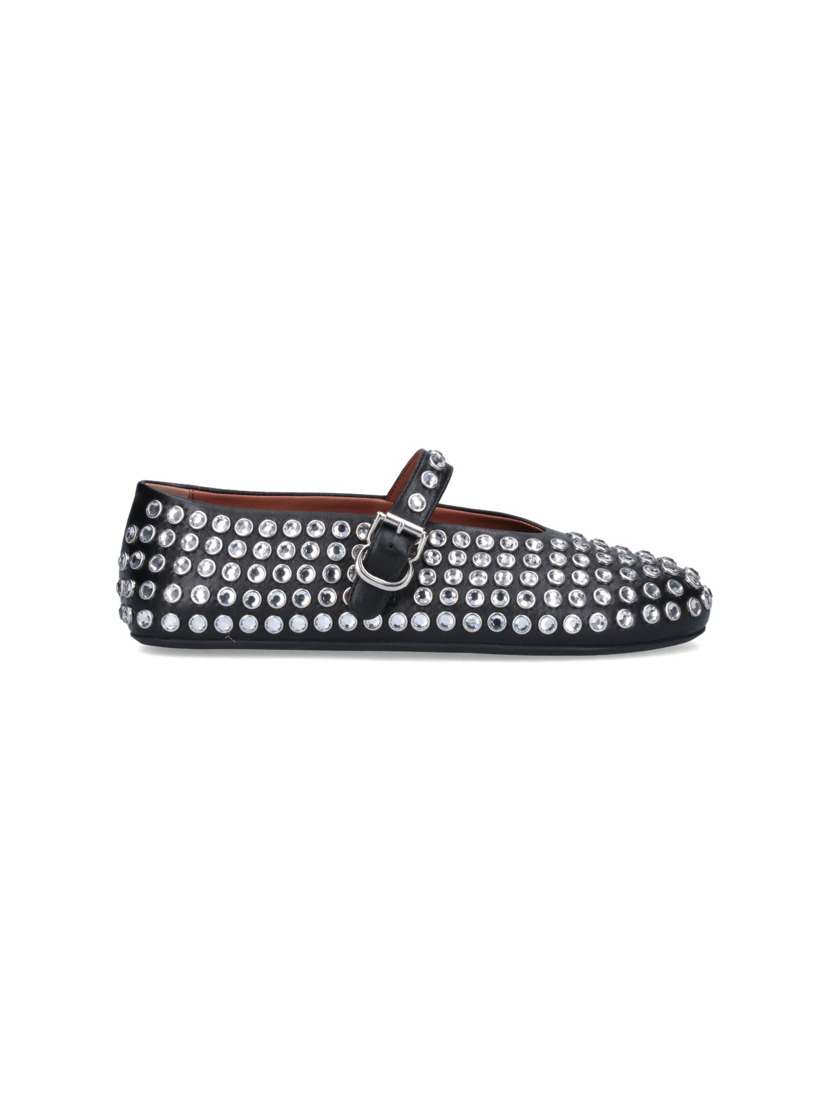 Alaïa Ballet Flats With Crystals