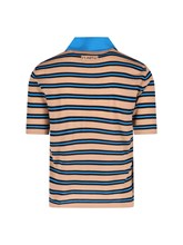 Marni Striped virgin wool polo shirt available on SUGAR - 184570