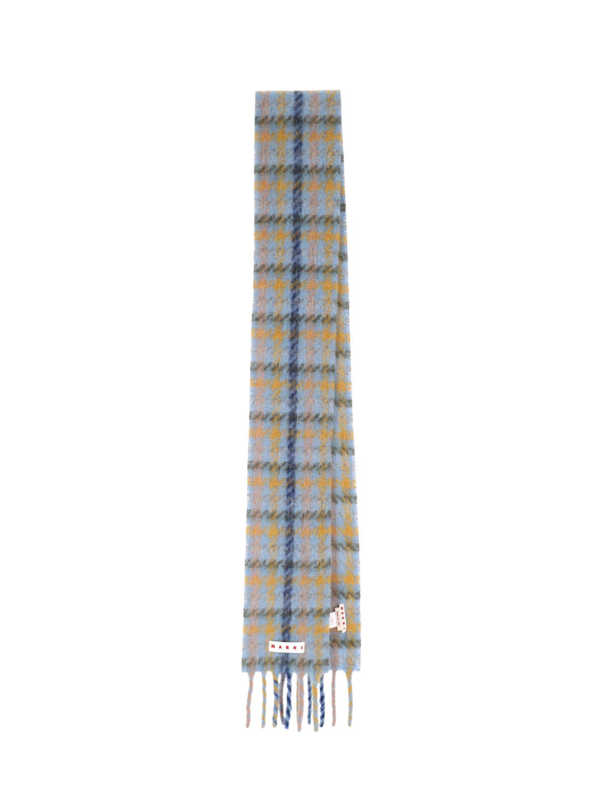 Marni Luxurious Scarf With Soft Texture And Fringed Ends