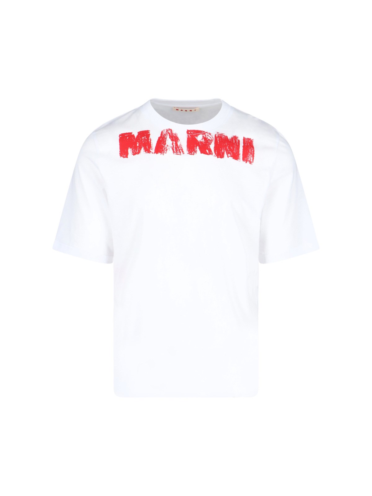 Marni Logo T-shirt In White