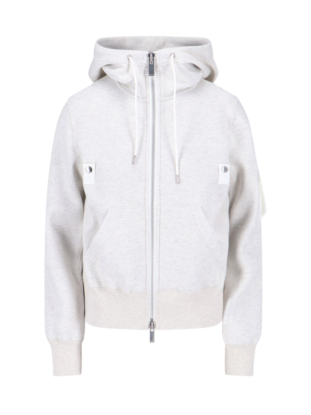 Sacai Zip Sweatshirt In Multi