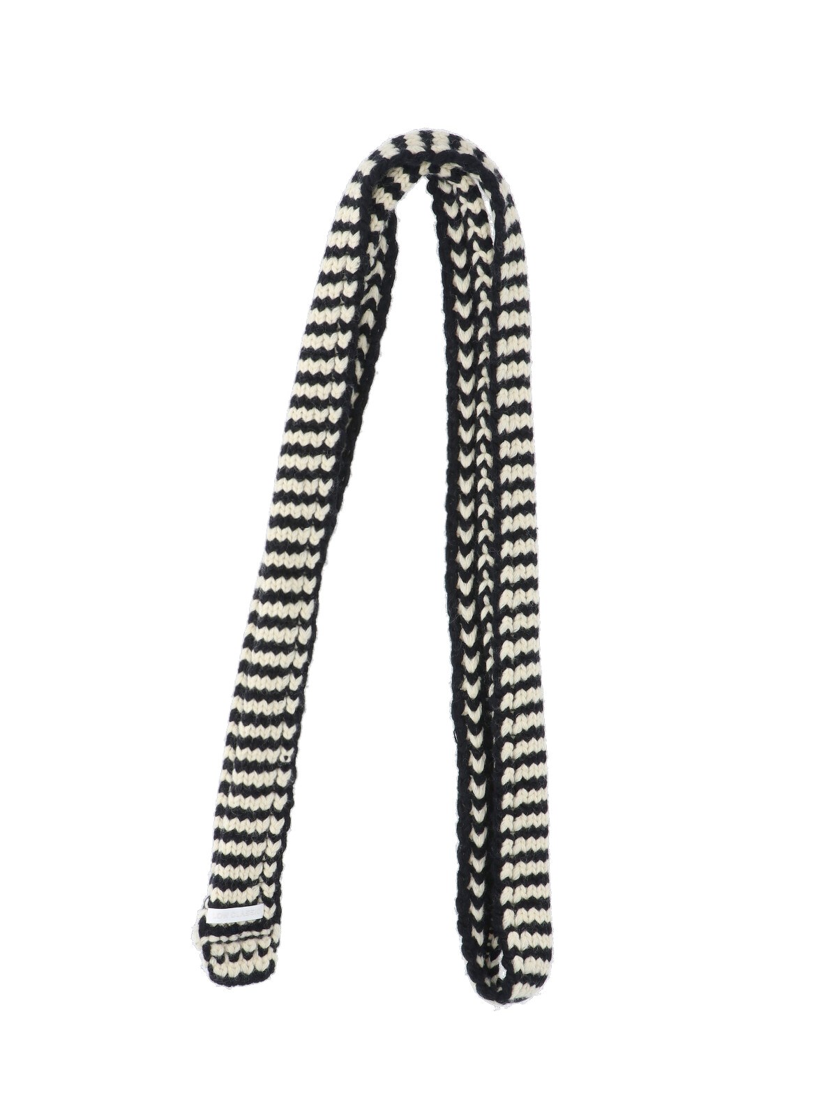 Low Classic Thin Scarf In Black