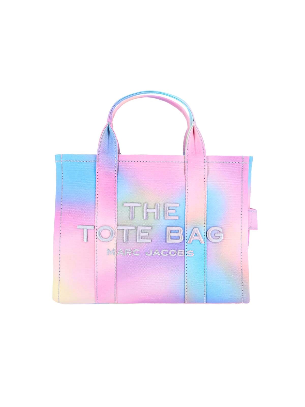 Marc Jacobs Tie-dye Top Handles Tote Bag With Removable Strap In Multi