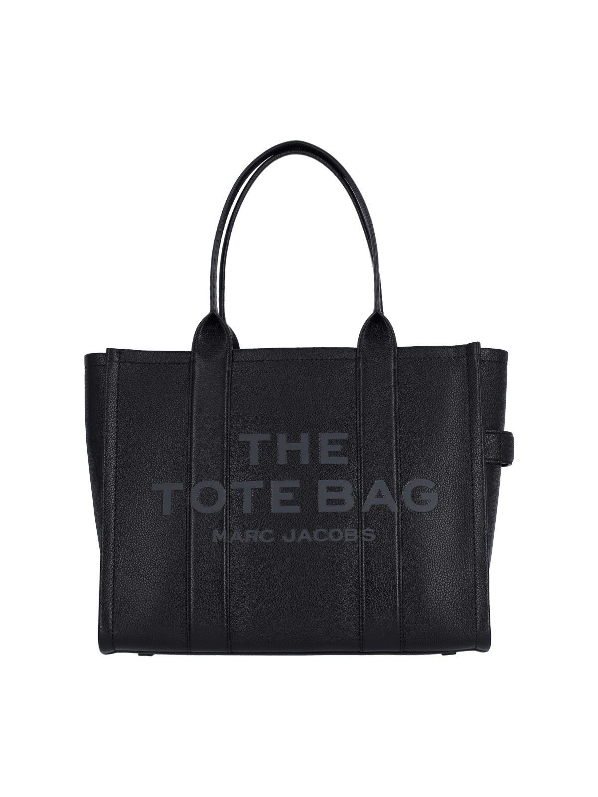 Marc Jacobs Large Logo Tote Bag In Black