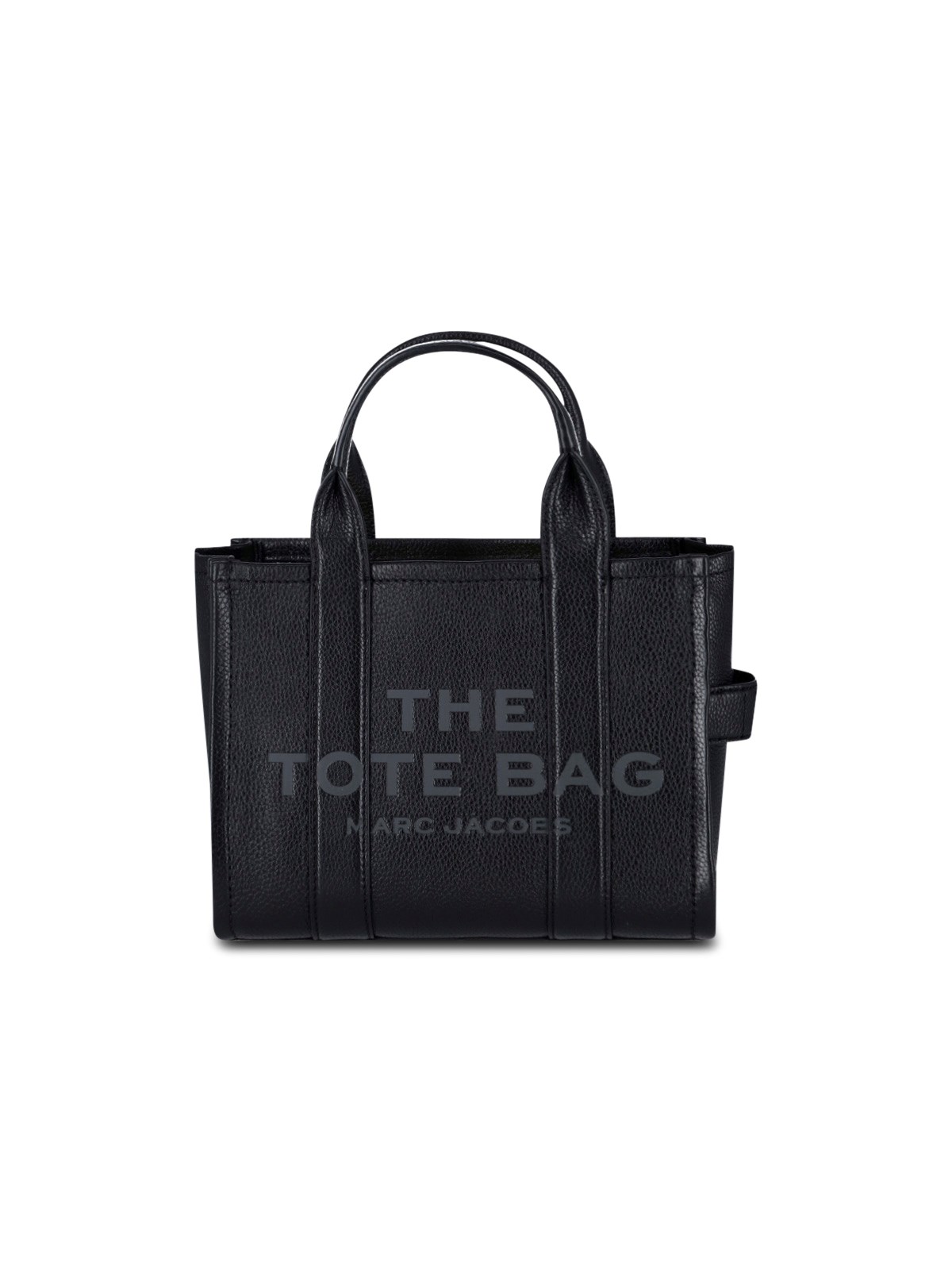 Marc Jacobs 'the Mini Tote Bag' Black Shoulder Bag With Logo In Black