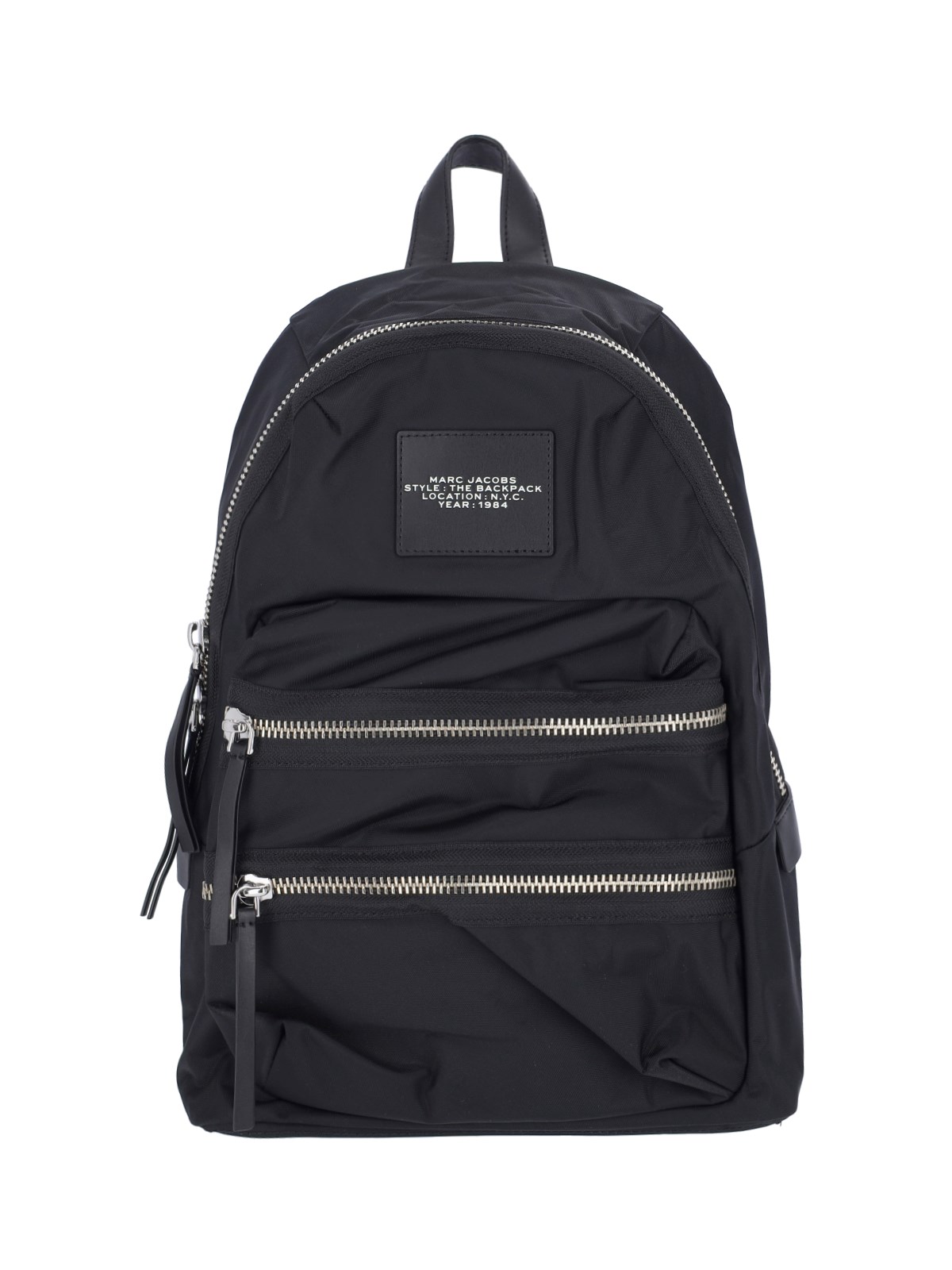 Marc Jacobs The Biker Nylon Medium Backpack Bags In Black