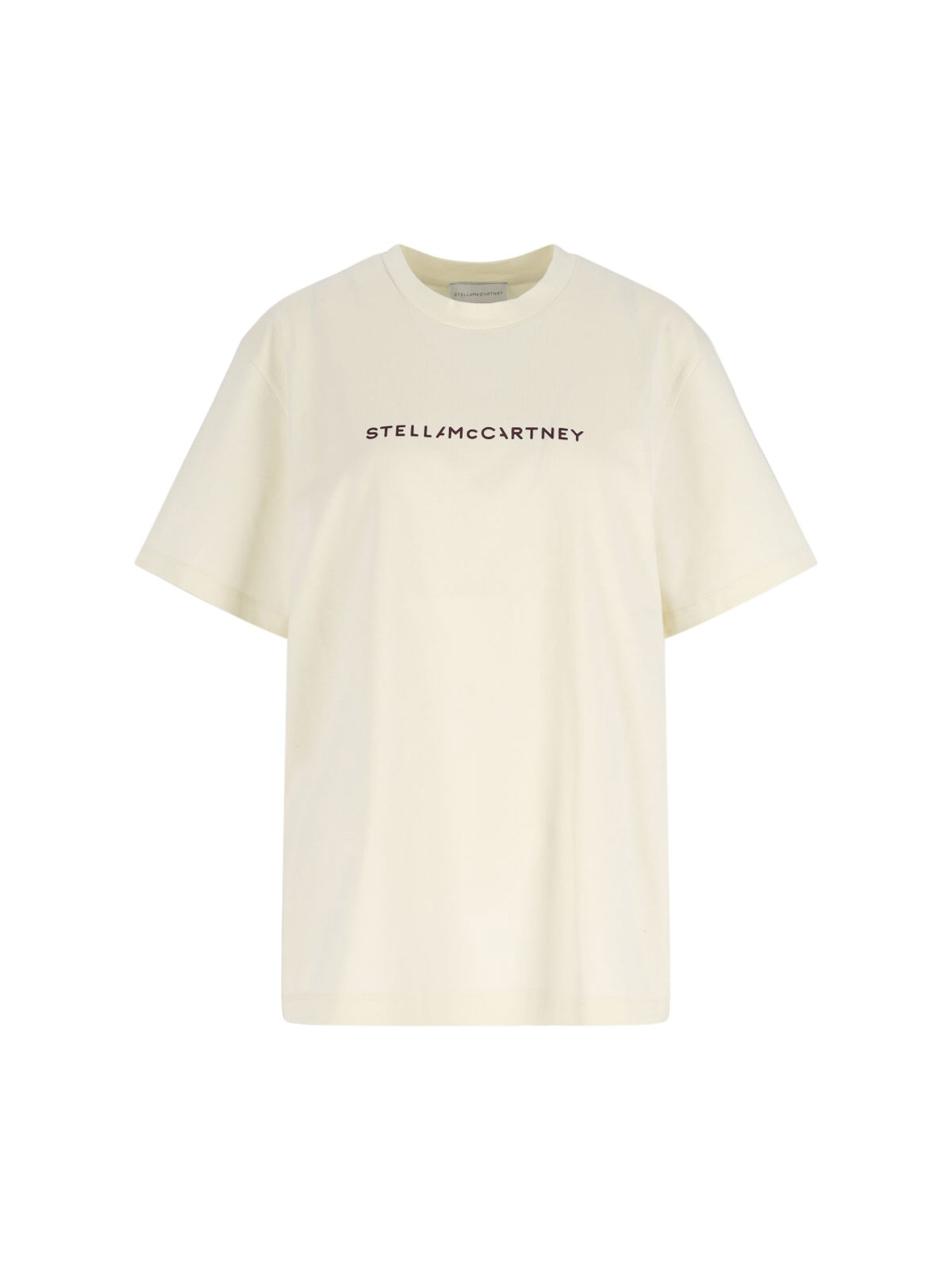 Stella Mccartney Stella Iconics Crewneck T-shirt In Neutral