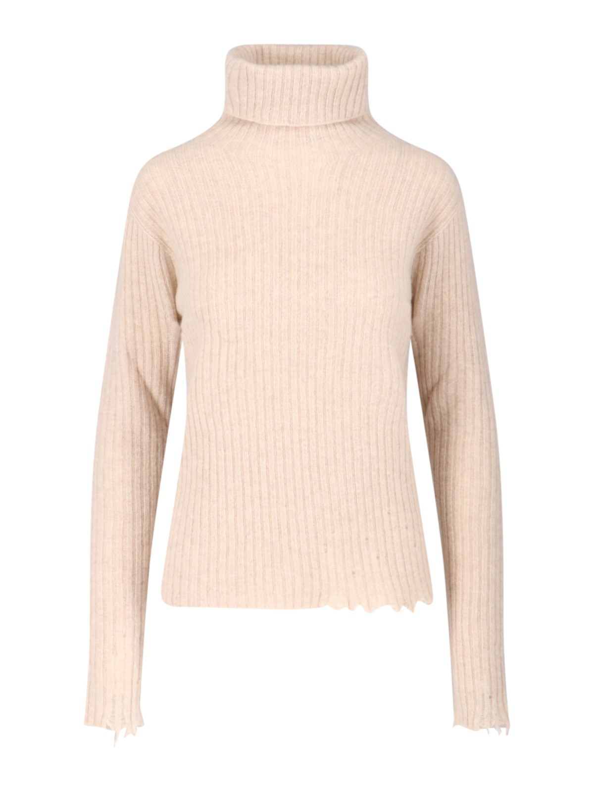 Uma Wang High Neck Sweater In Neutral