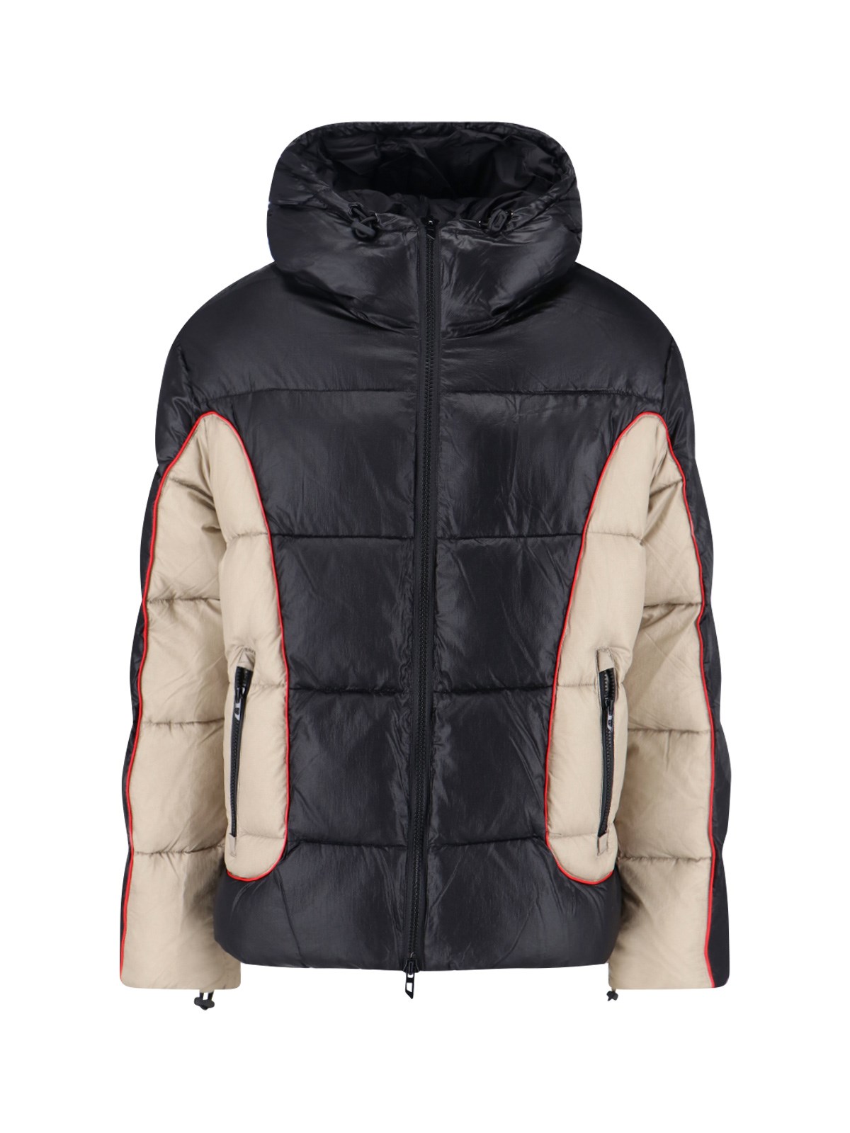 Diesel "w-ostend" Down Jacket In Black