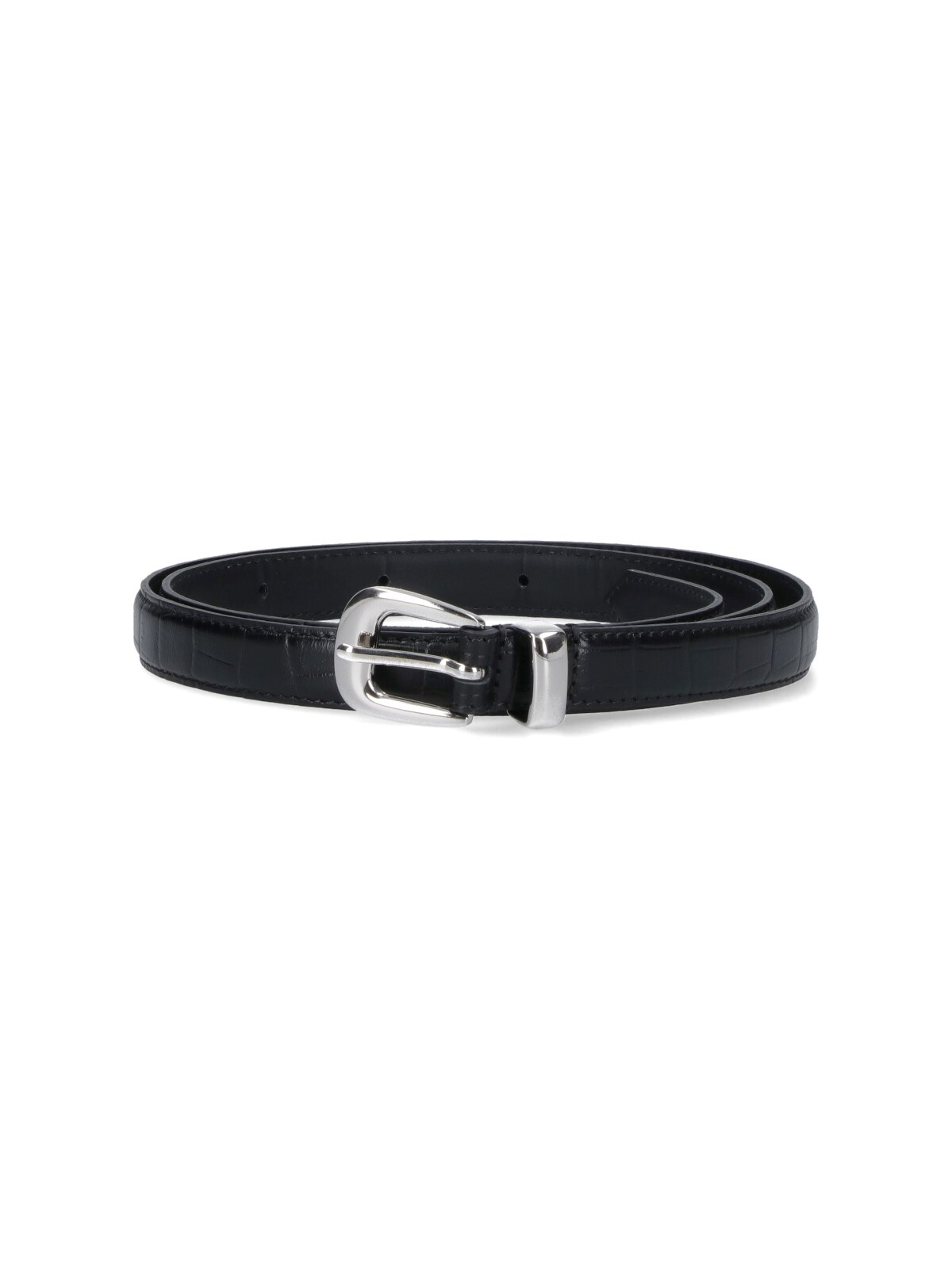 Tonywack Calf Leather Belt In Black