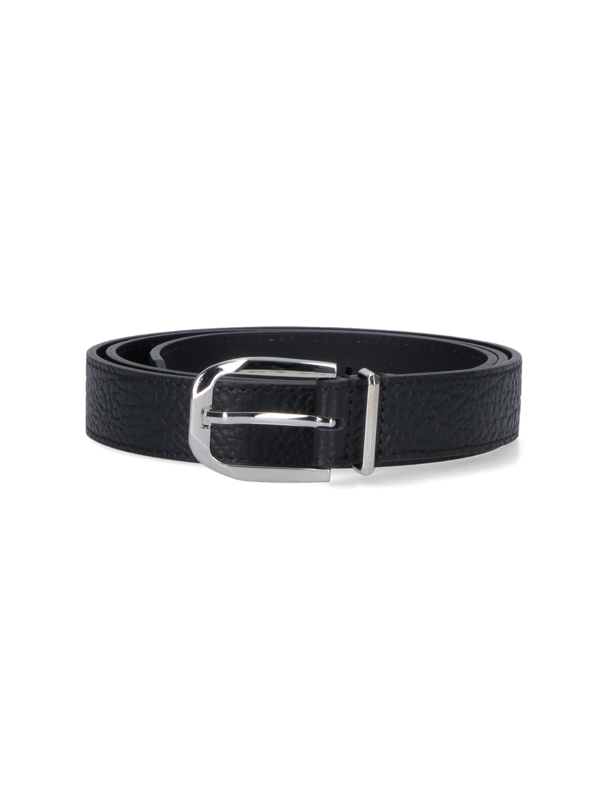 Tonywack Calf Leather Belt In Black