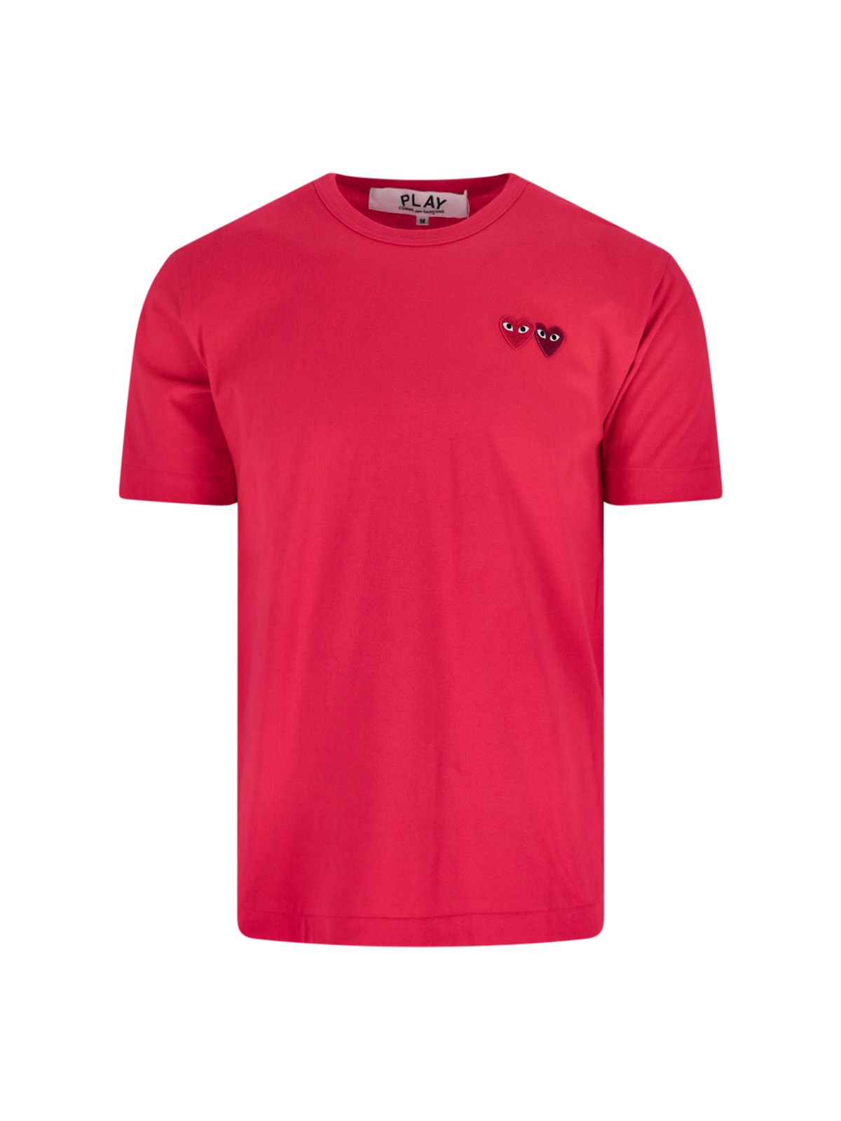 Comme Des Garçons Play Logo T-shirt In Pink