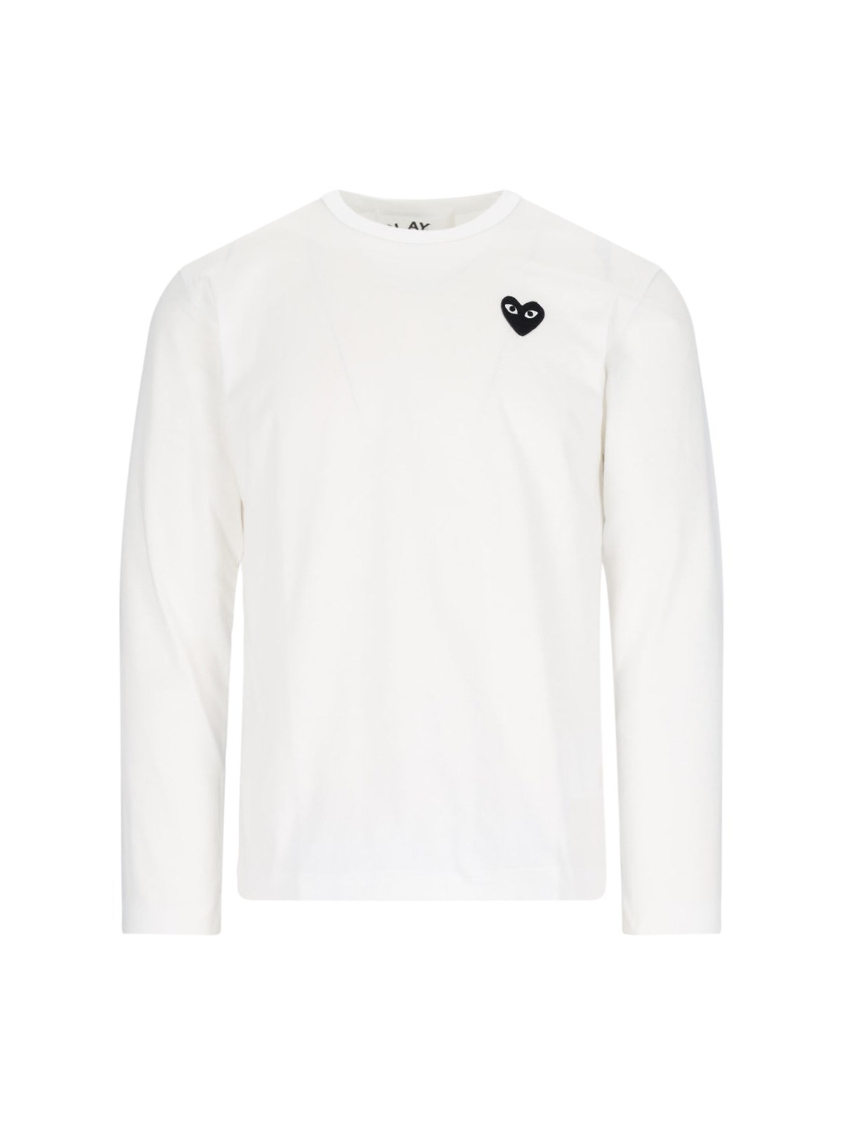 Comme Des Garçons Play Logo T-shirt In White