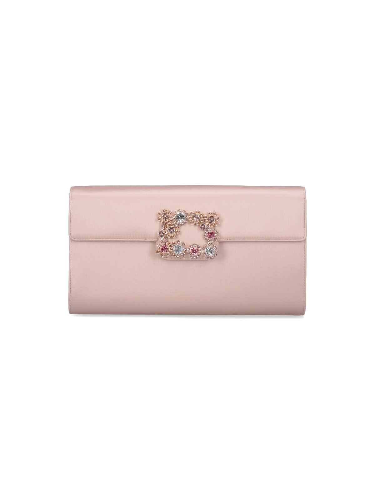 Roger Vivier 'efflorescence' Satin Clutch Bag