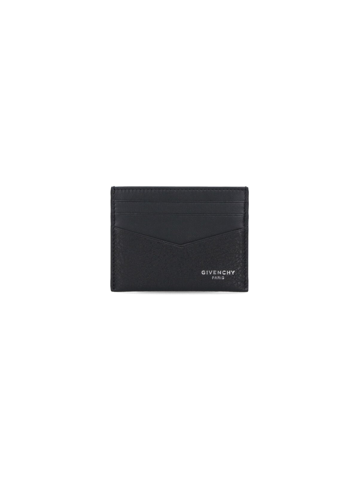Givenchy Textured Black Wallet With Multiple Card Slots In Black