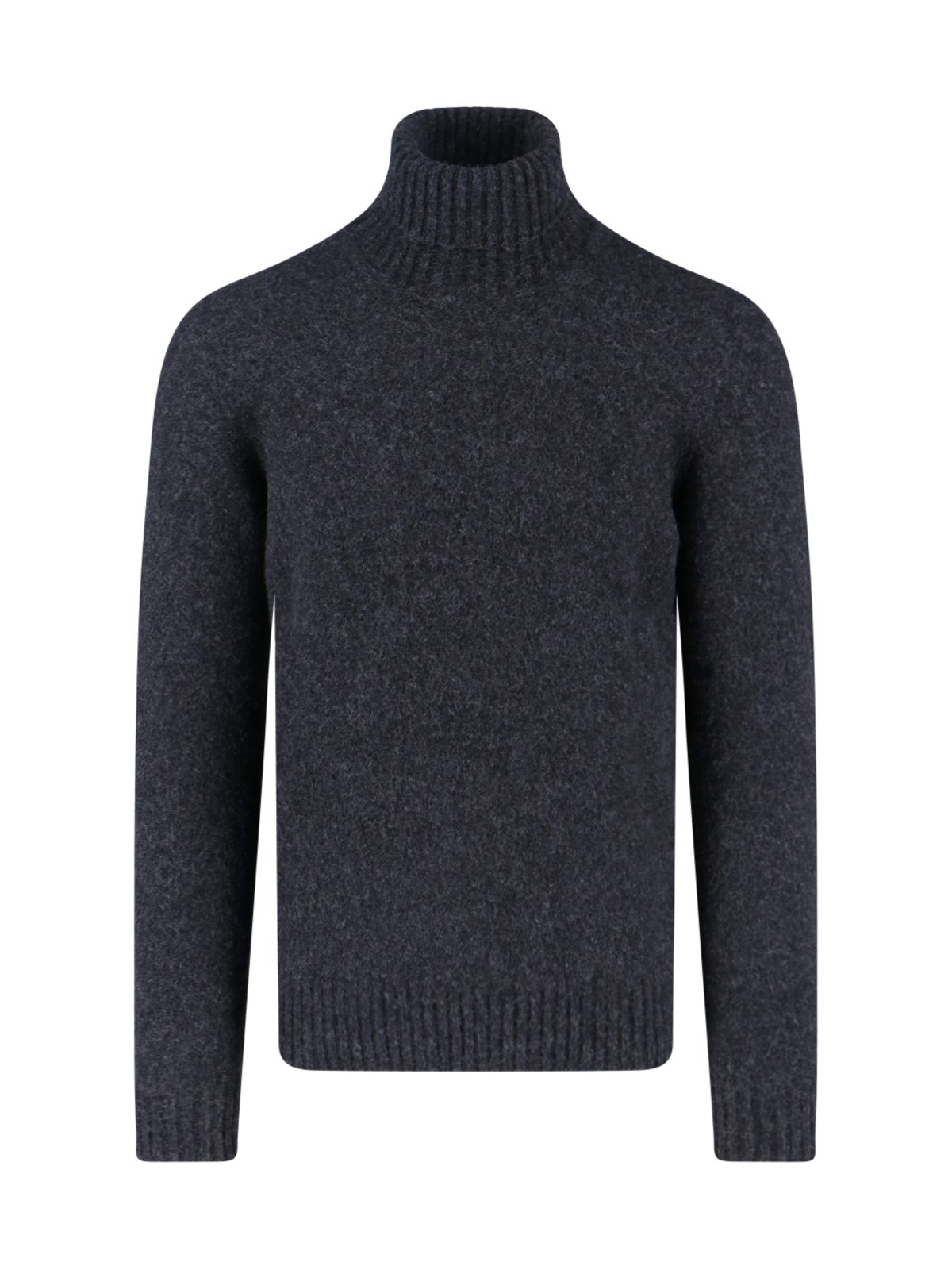 Drumohr High Neck Sweater In Gray