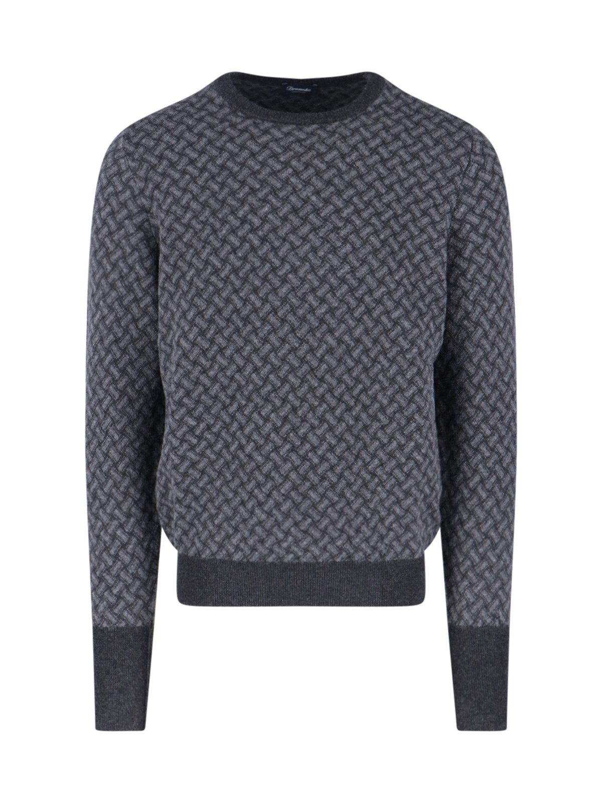 Drumohr Cashmere Sweater In Gray