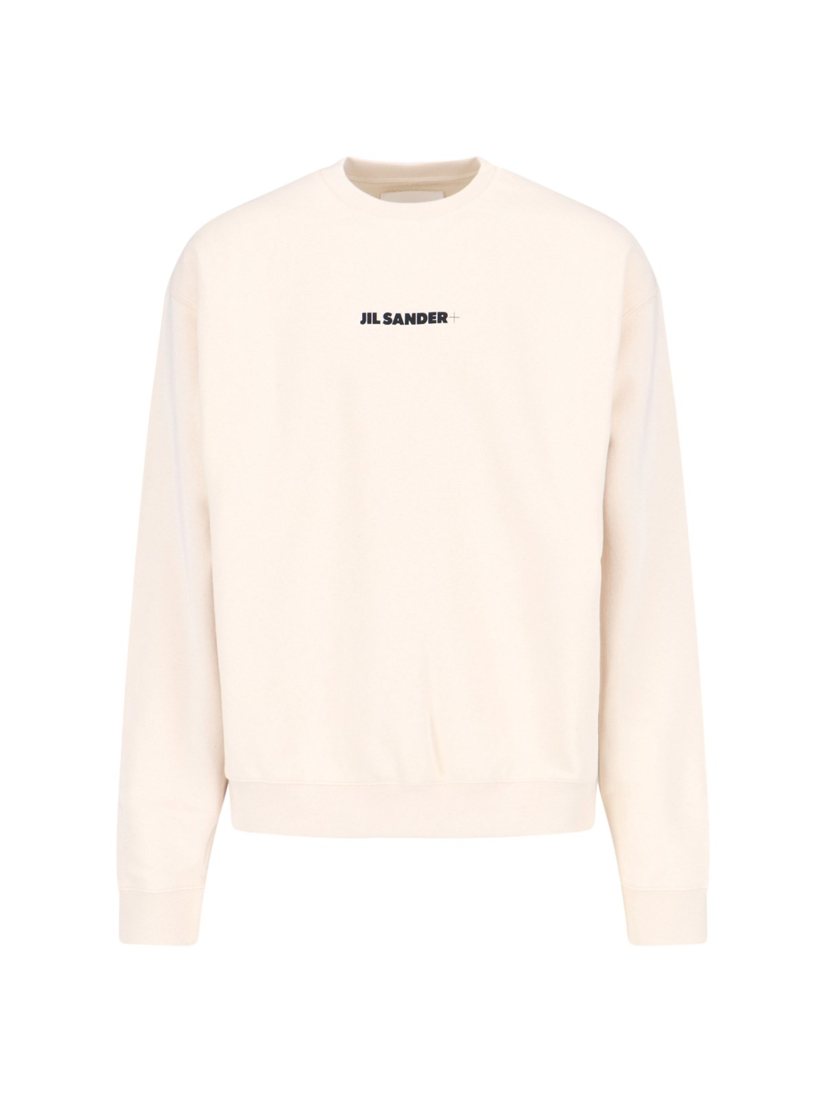 Jil Sander Logo Print Crewneck Sweatshirt