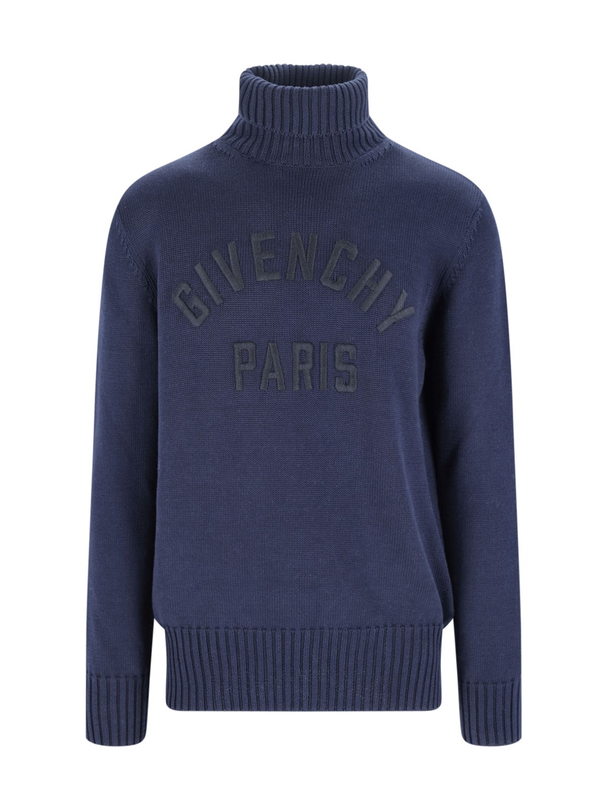 Givenchy Logo Sweater In Blue