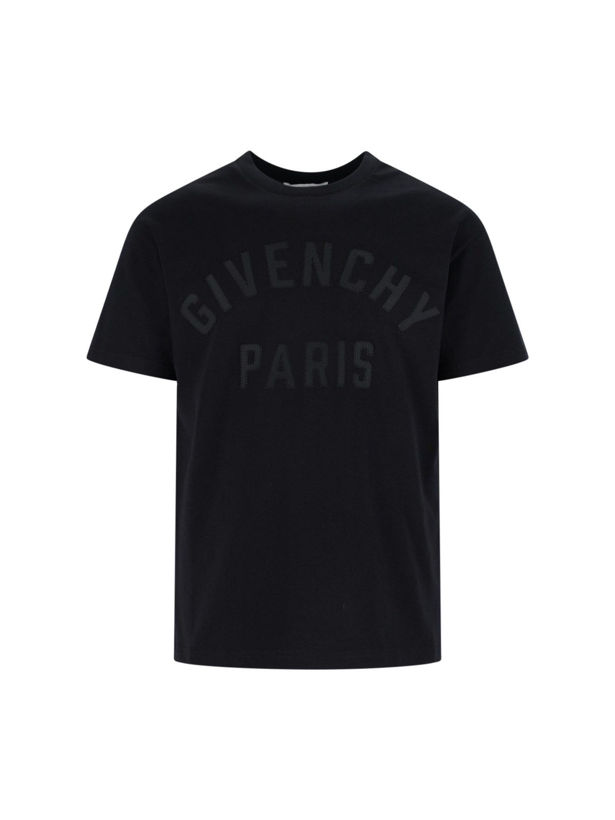 Givenchy Men Cotton T-shirt In Black