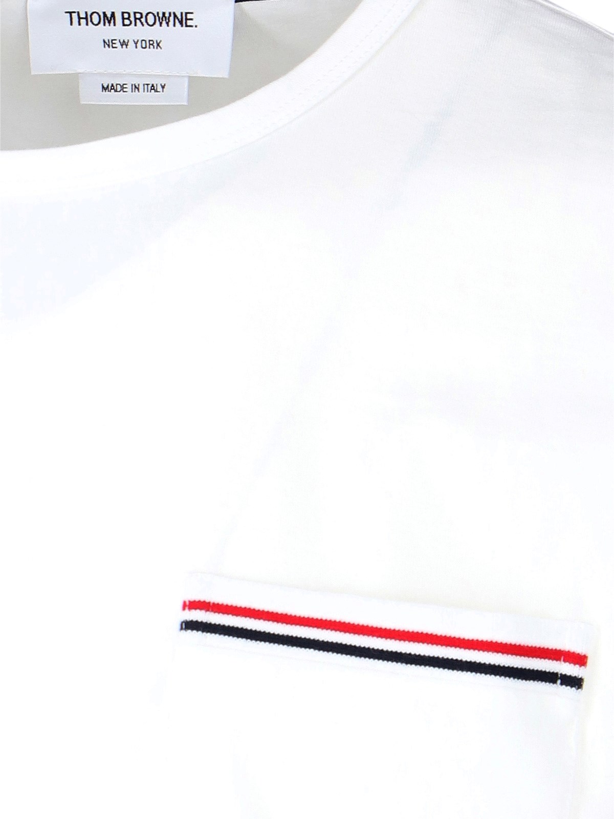 THOM BROWNE トリコロール パイピング Tシャツ THOM BROWNE トリコロール パイピング Tシャツ - メルカリ
