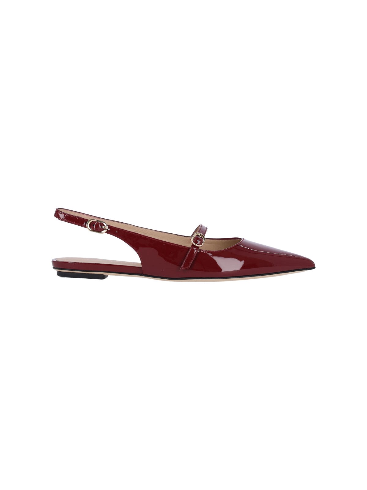 Stuart Weitzman "emilia" Slingback Mules In Red