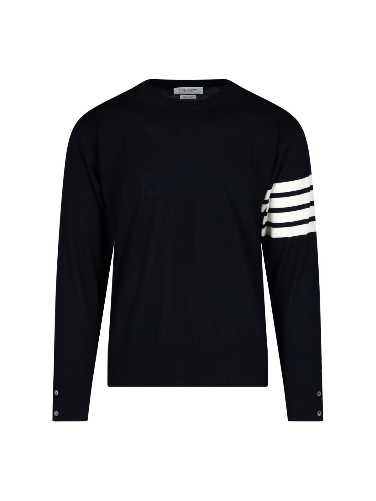 Thom Browne 4-bar Stripe Sweater In Blue