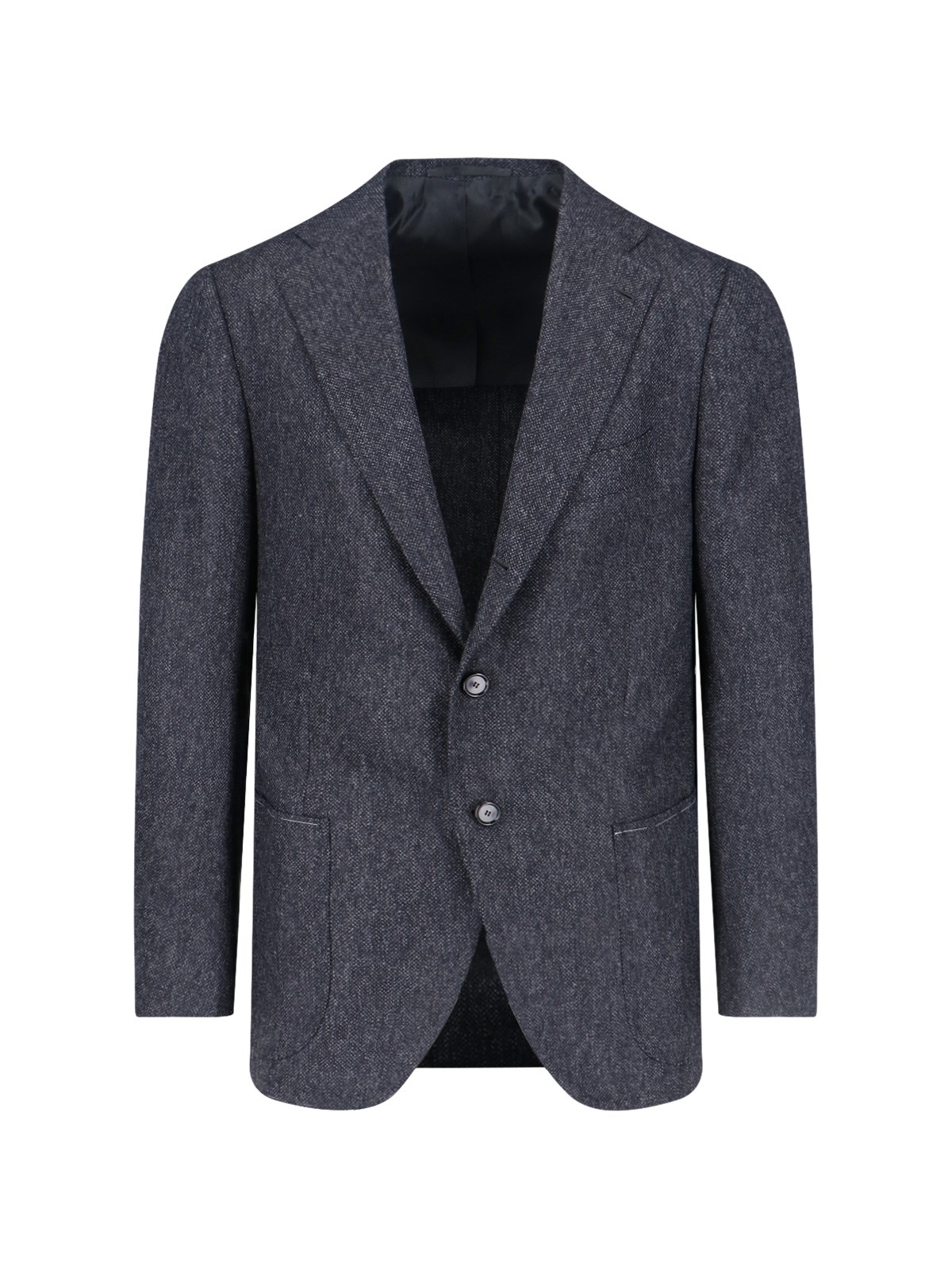 Cesare Attolini Single-breasted Virgin Wool Blazer In Blue