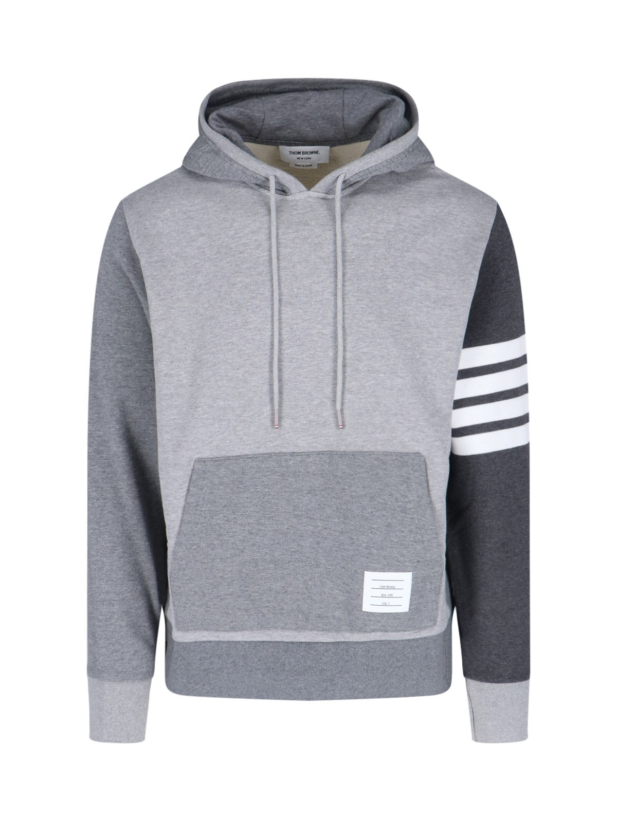 Thom Browne Men's Hoodie Pullover With Tona Fun Mix In Gray