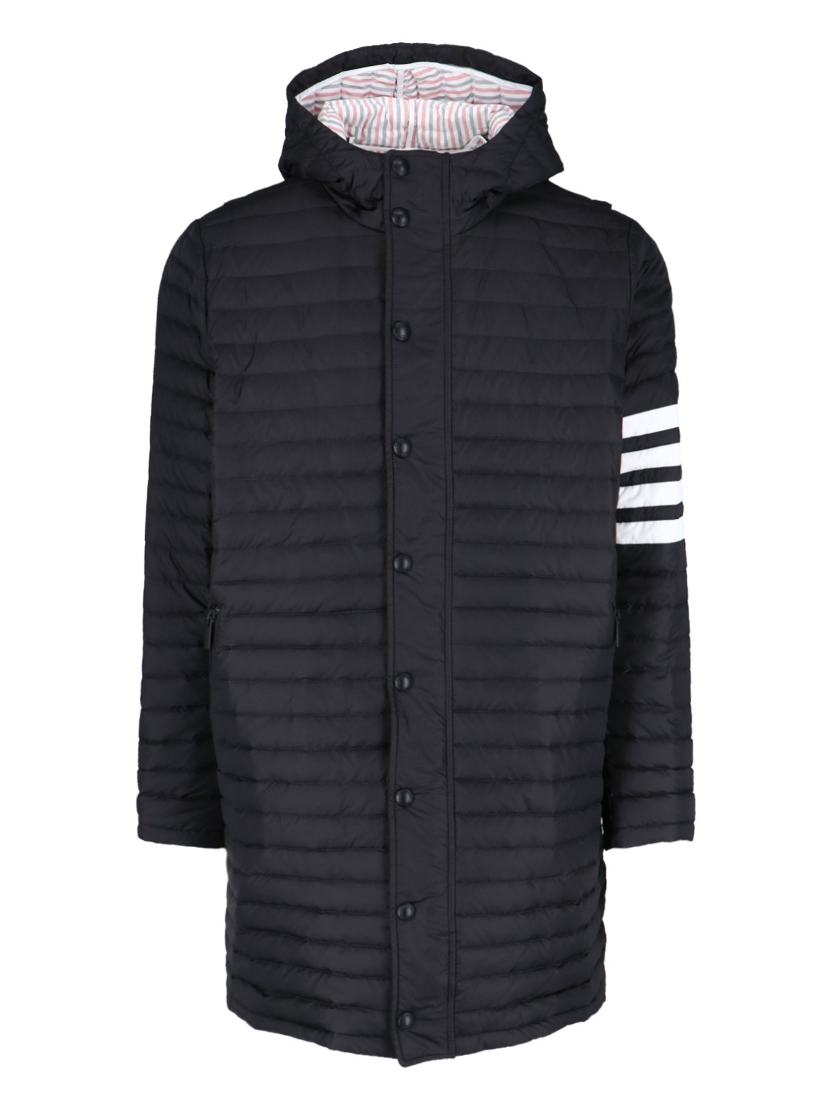 Thom Browne Relaxed Fit Hooded Jacket In Black