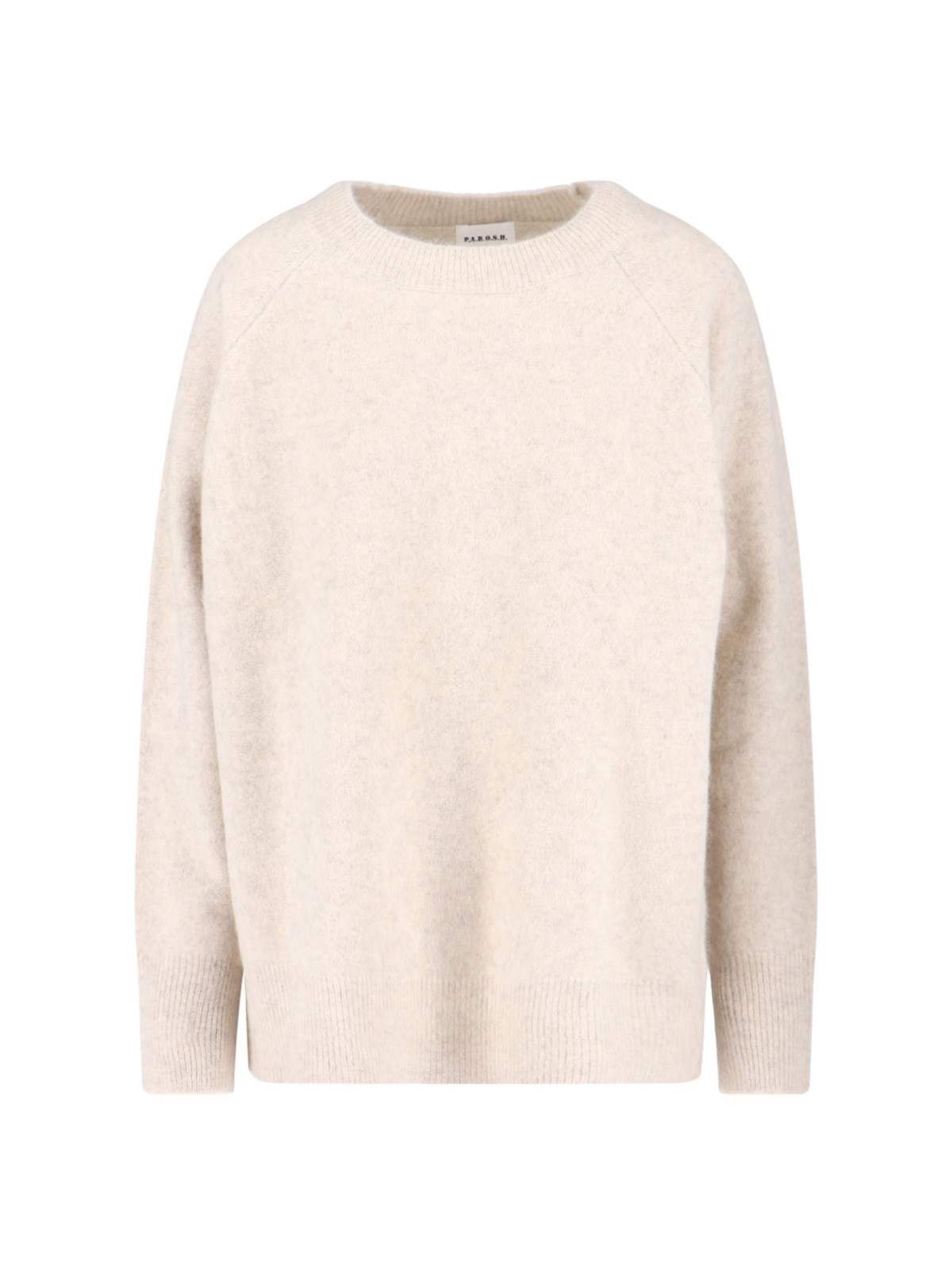P.a.r.o.s.h Crewneck Sweater In White