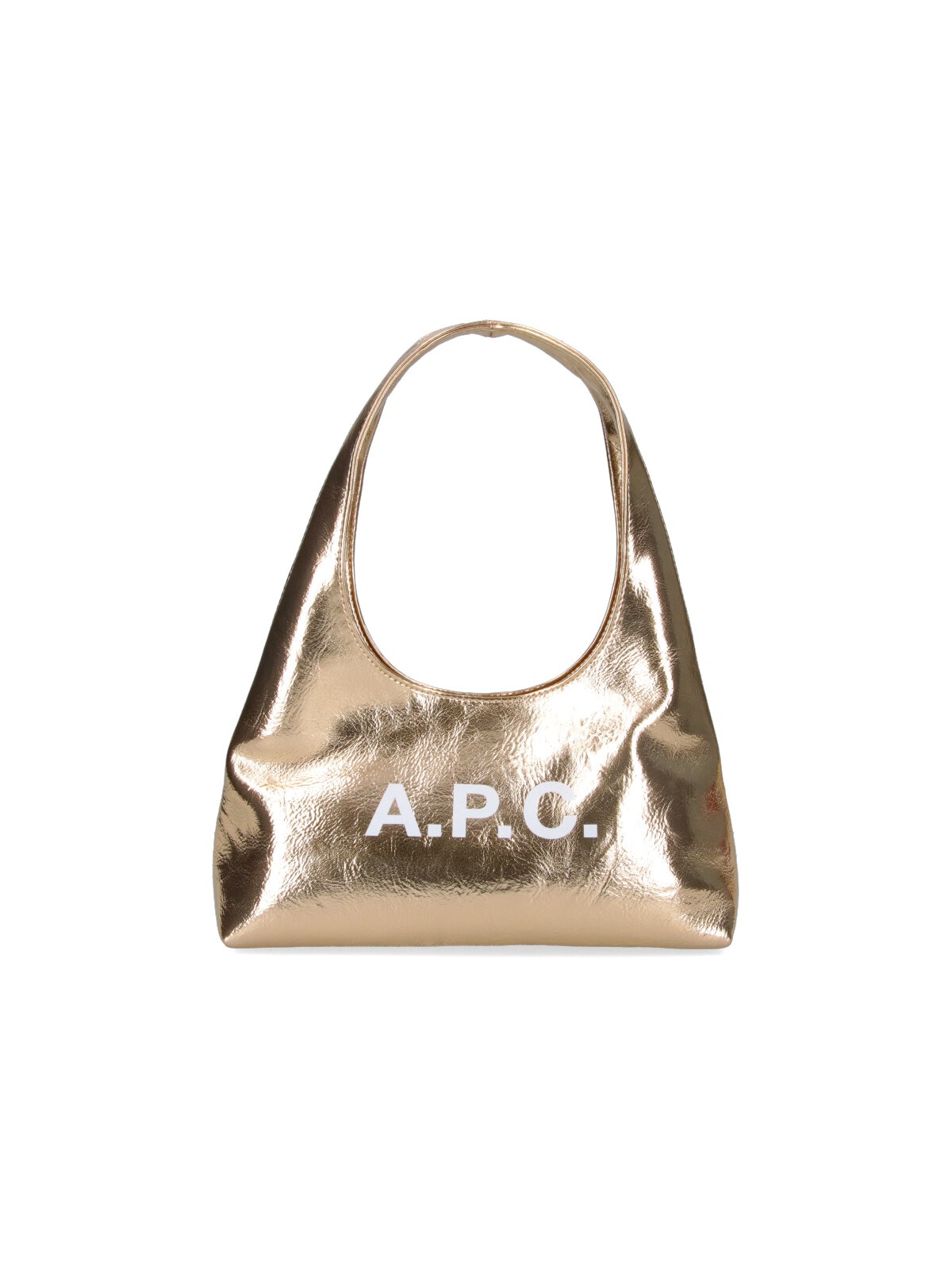 Apc Baby Ninon Metallic Shoulder Bag In Gold