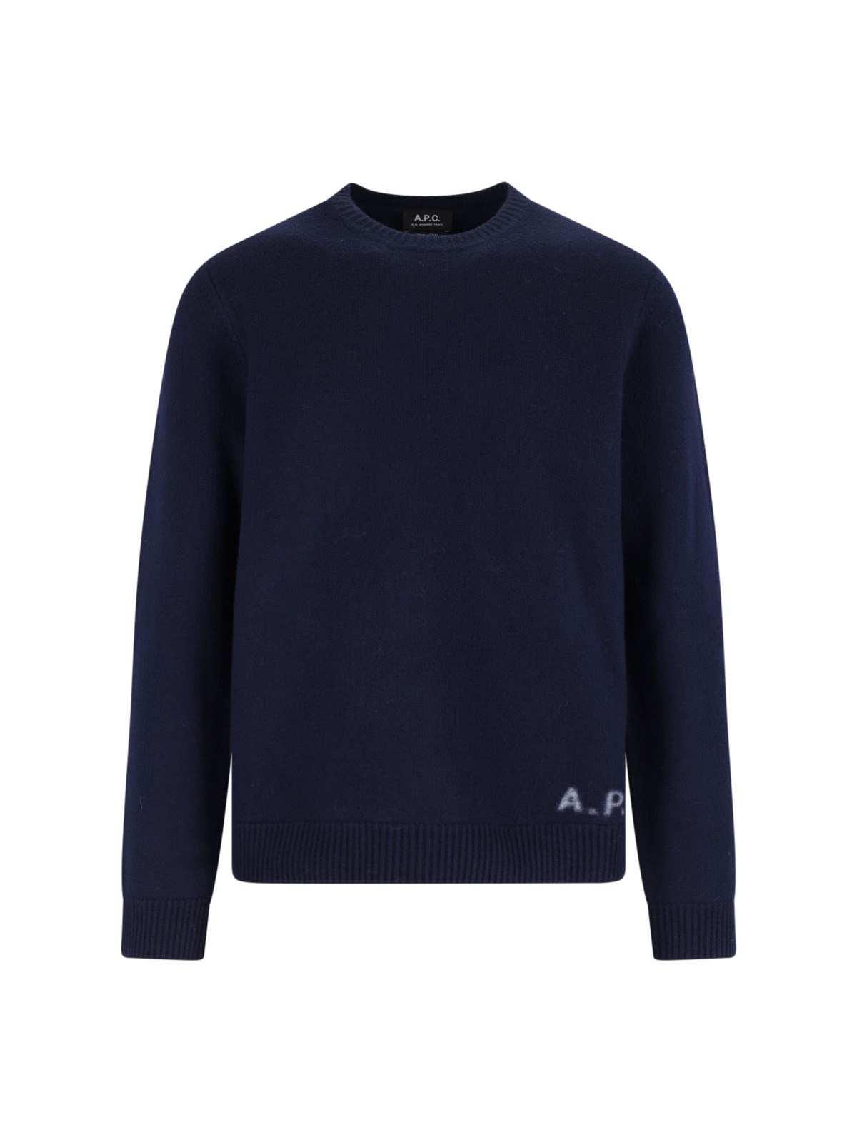 【送料&関税込】A.P.C. Edward Wool Pullover Edward sweater | Timeless two-tone thick felted wool