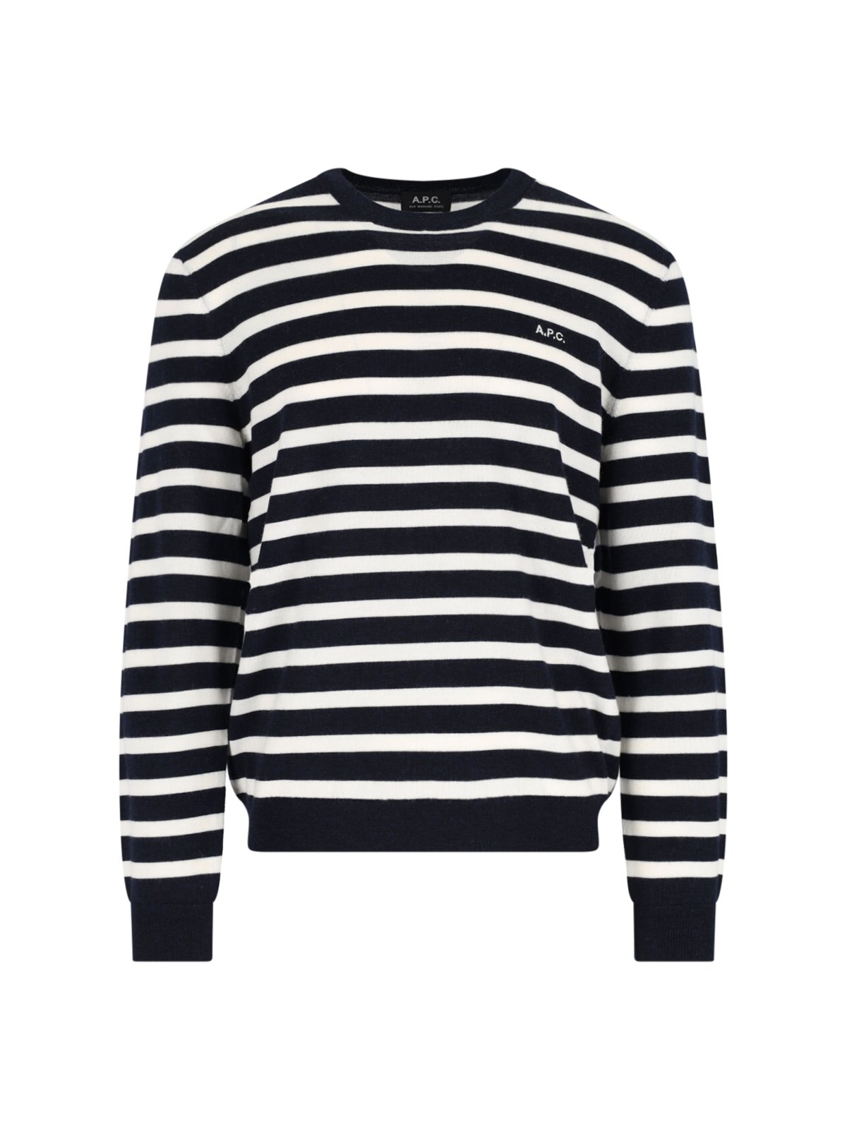 A.P.C. Striped Virgin Wool Sweater