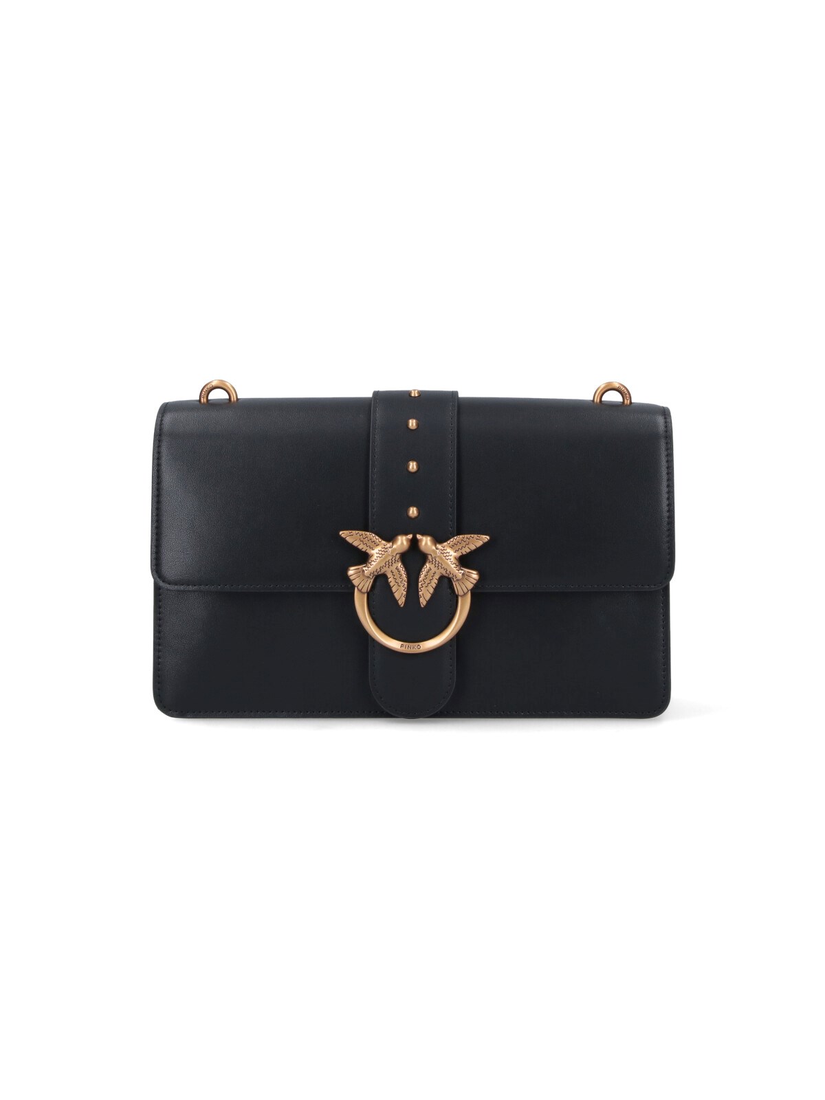 Pinko Love One Classic Cl Vitello Se Bag In Black