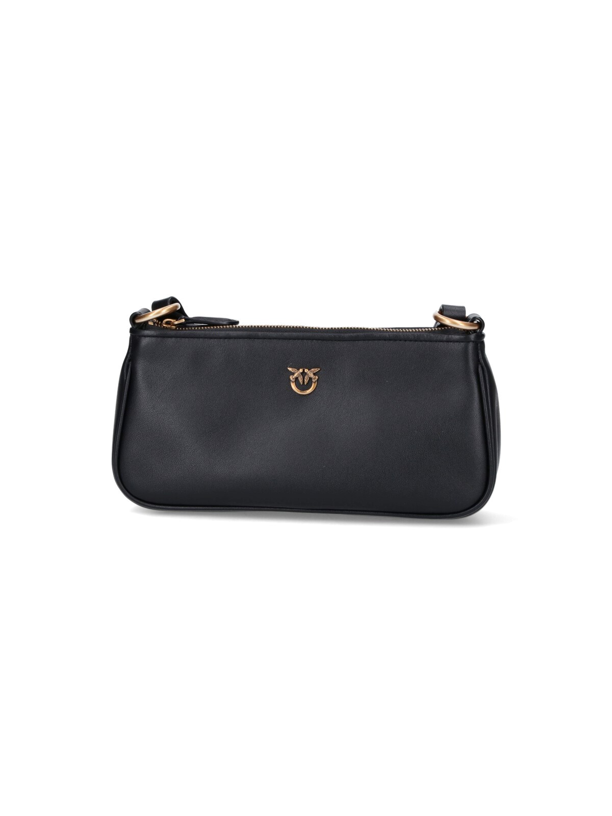 Pinko Mini Shoulder Bag In Black
