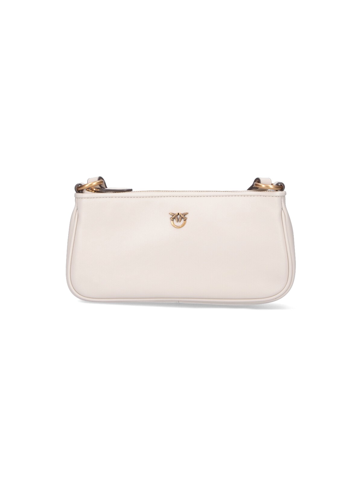 Pinko Mini Shoulder Bag In White