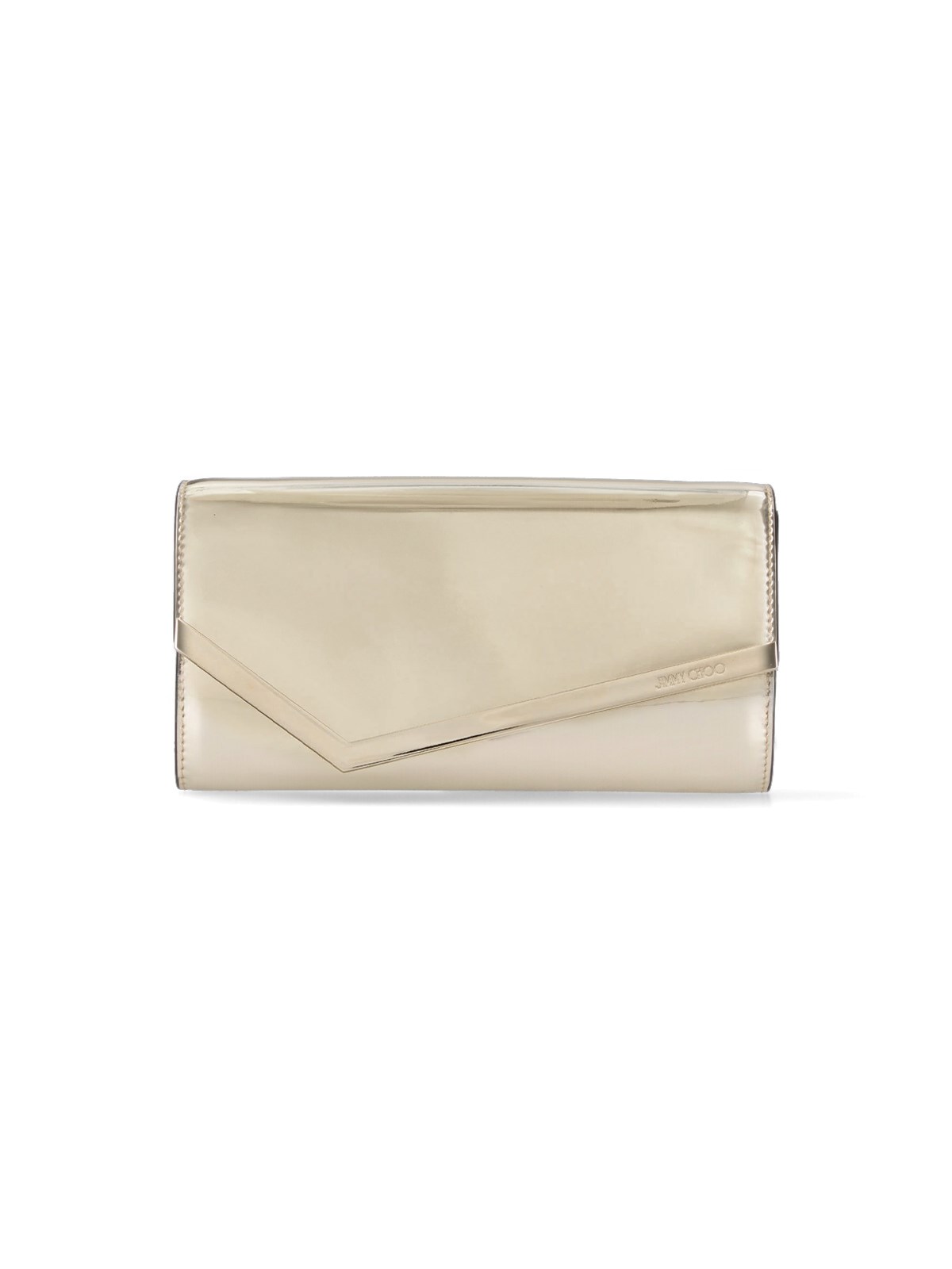 ★JIMMY CHOO★ポーチ Avenue Pouch | Latte 刺繍入り Natural ラフィアレザー・ポーチ