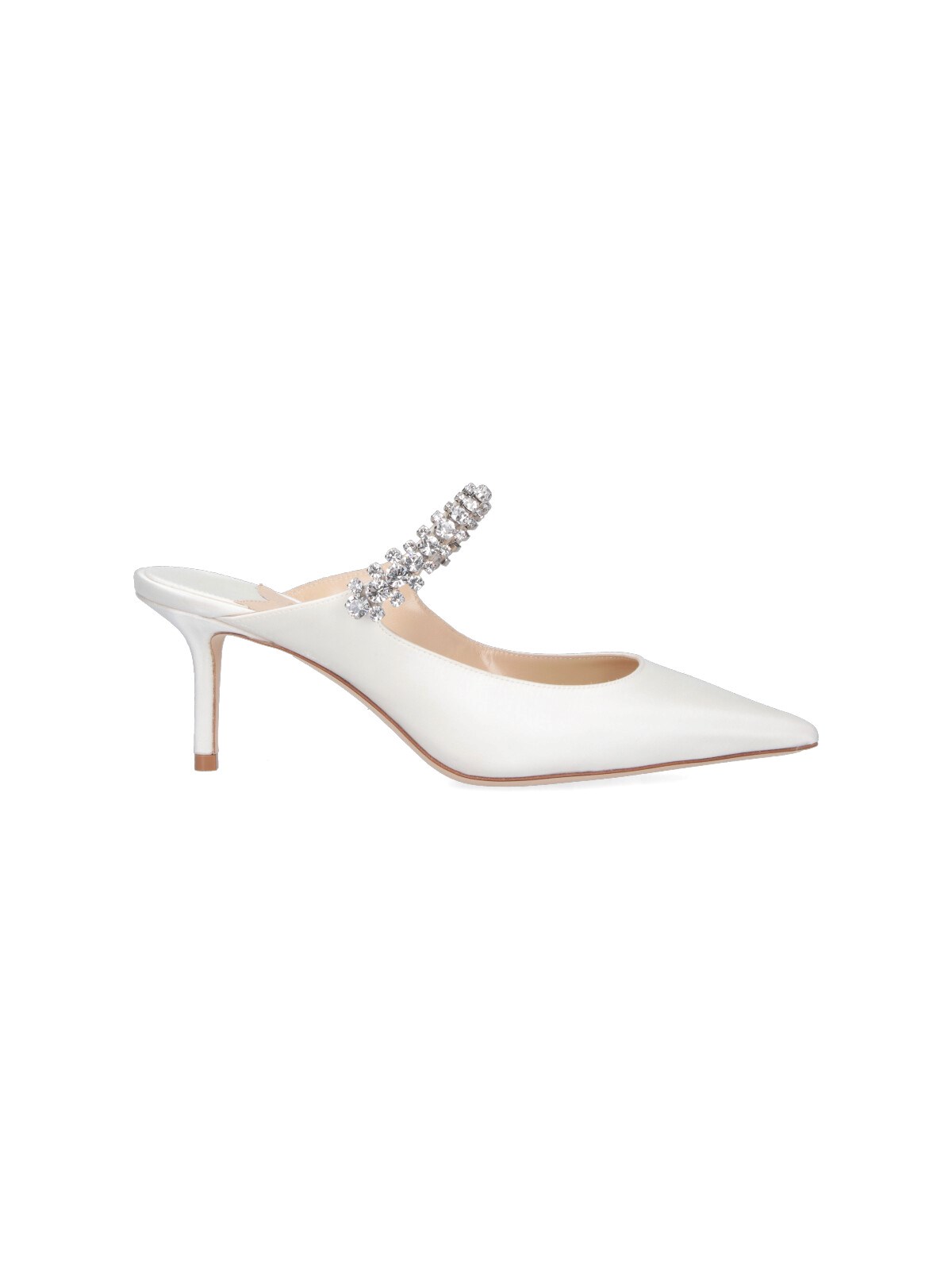 Jimmy Choo "bing 65" Mules In White