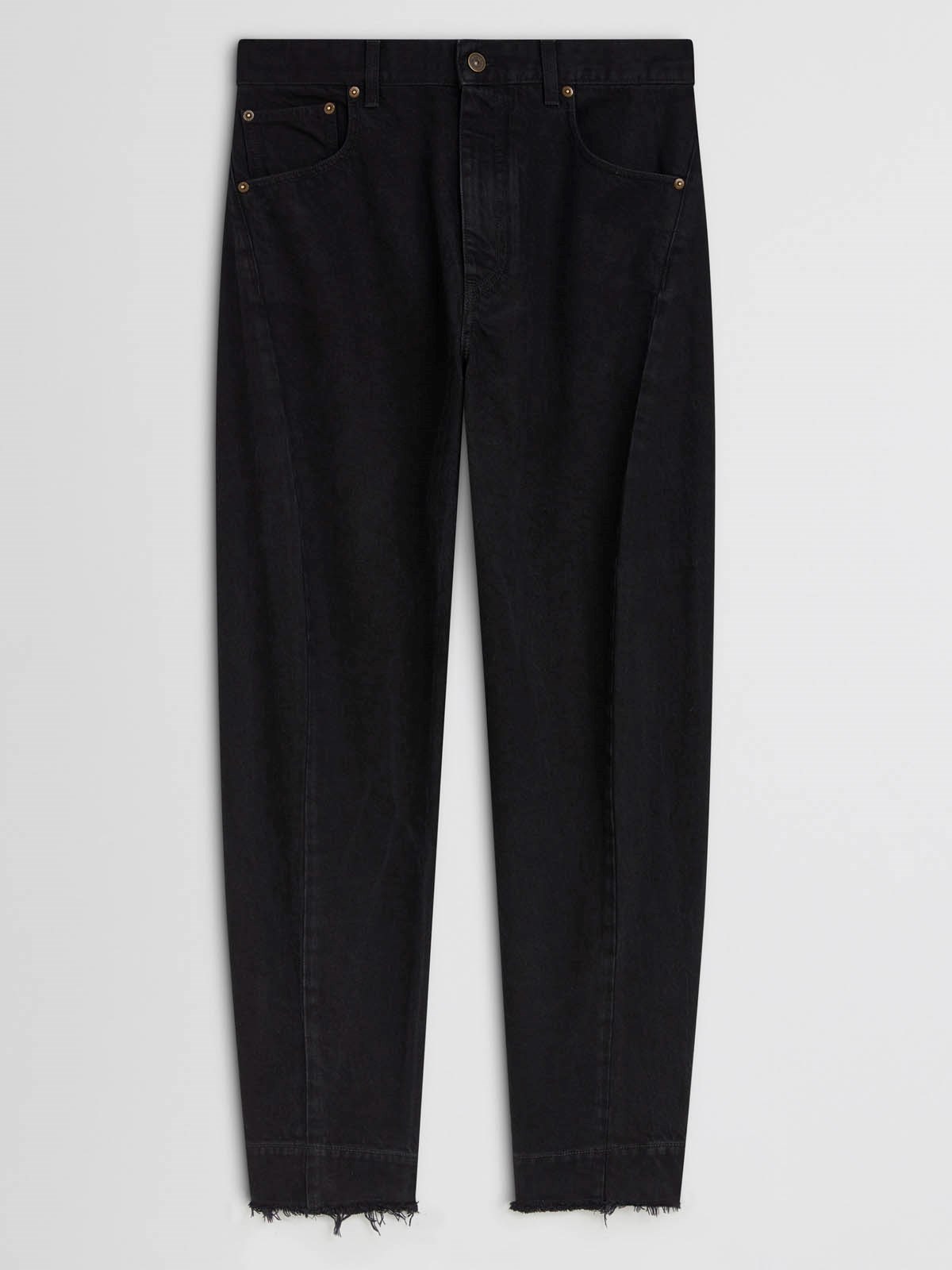 PHOEBE PHILO Fringed Straight Jeans