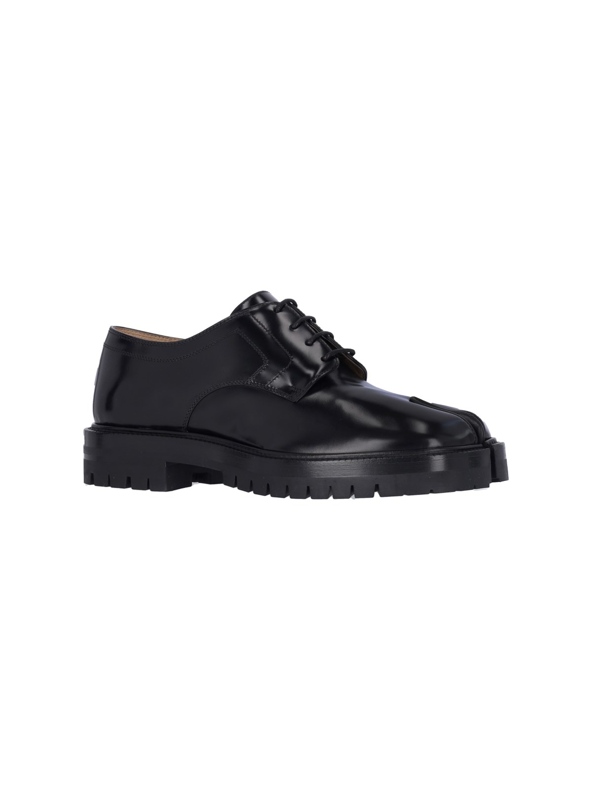 新品 Maison Margiela TABI LACE UP SHOES Men's Black Tabi Lace-Up Shoes | Maison Margiela