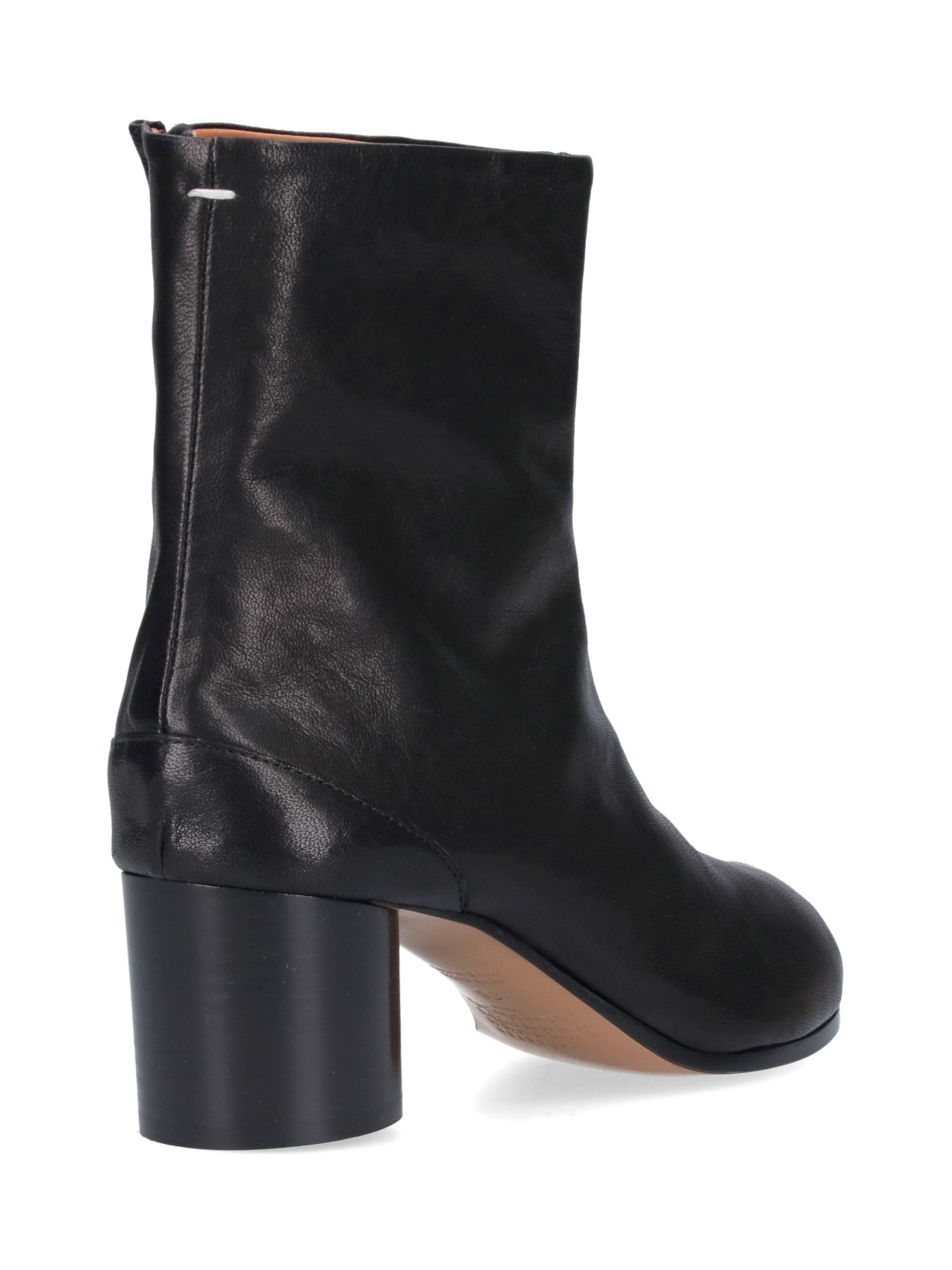【Maison Margiela 】TABI ANKLE BOOTS H80 TABI BOOTS H80 IN BEIGE/BLACK, SS23 - Zambesi Store