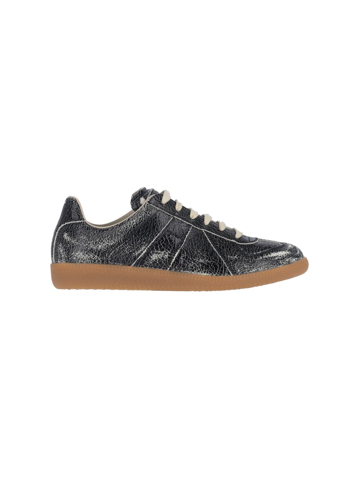 Maison Margiela "replica" Sneakers In Black