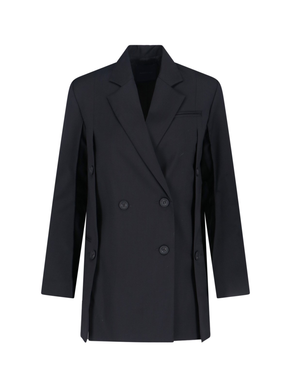Eudon Choi 'beatrice' Double-breasted Blazer In Black