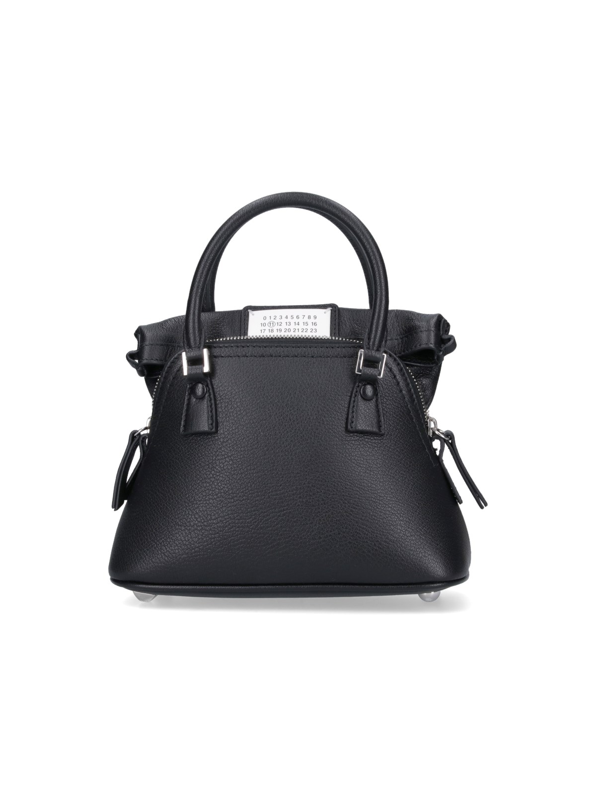 Maison Margiela Structured Textured Leather Shoulder Bag