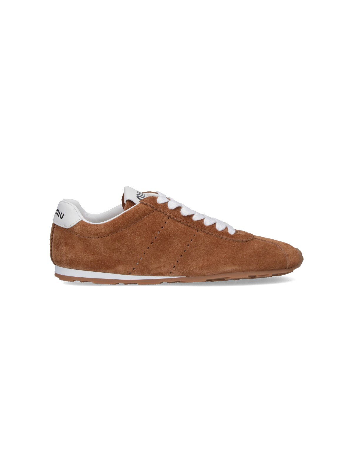 Miu Miu "plume" Sneakers In Brown